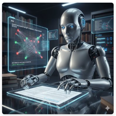 VARIA — reference verification: citation network analysis over an uploaded document